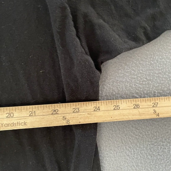 Relentless Defender Black Graphic T-shirt Fortune Favors Prepared L Distressed - Picture 5 of 6